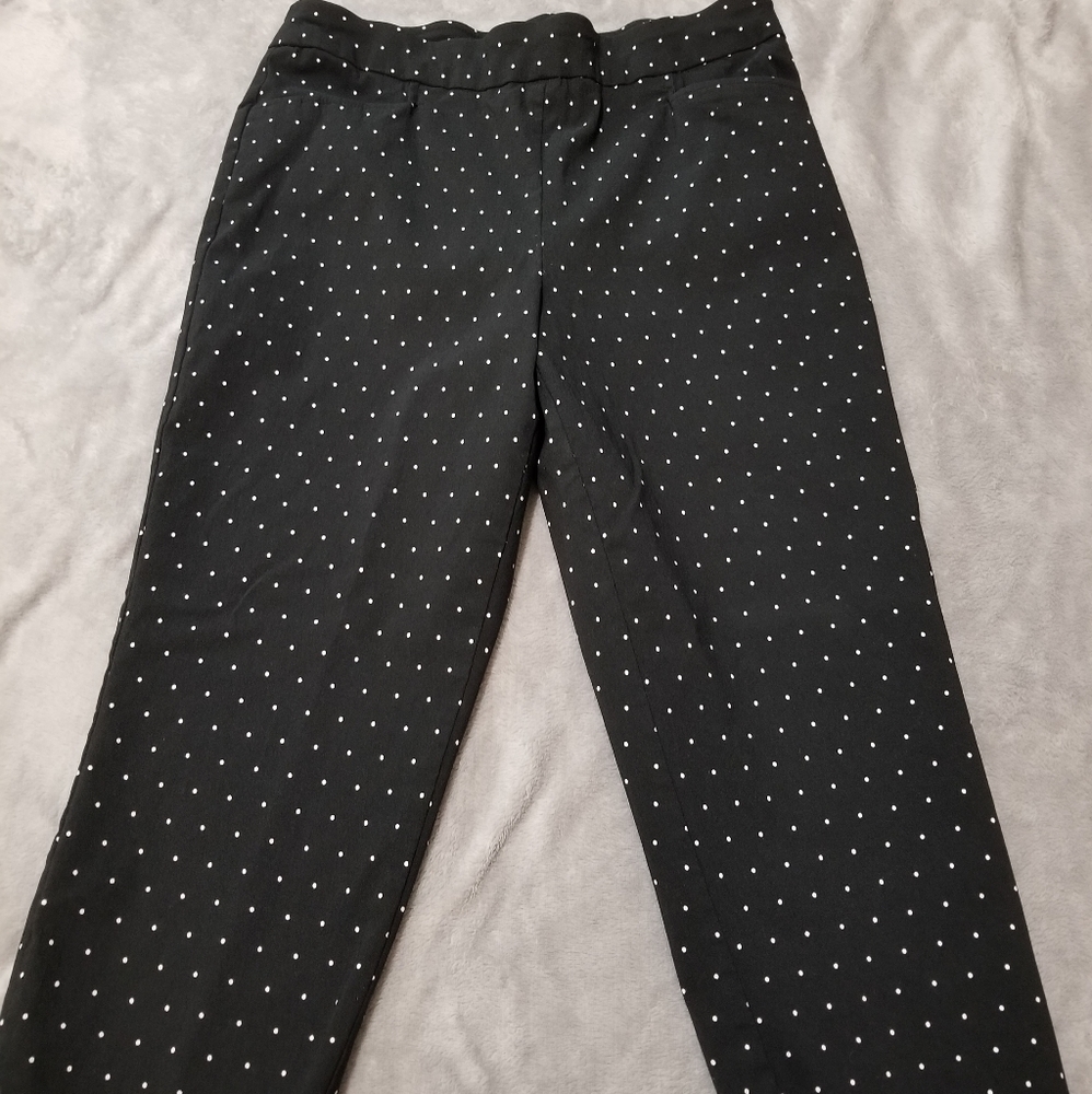 Dotted Black and White Pants